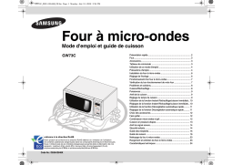 Samsung GW73C Manuel utilisateur