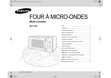 Samsung M171FN Manuel utilisateur | Fixfr