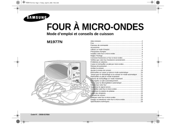 Samsung M1977N Manuel utilisateur | Fixfr