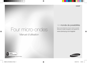 Samsung MS89F-S Manuel utilisateur | Fixfr