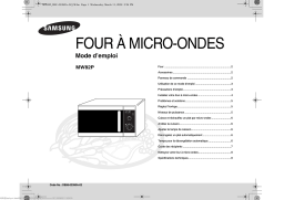 Samsung MW82P-BX Manuel utilisateur