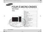 Samsung MW88L-S Manuel utilisateur