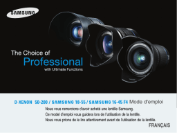 Samsung D-XENON 50-200 Manuel utilisateur