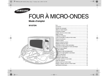 Samsung M187DN Manuel utilisateur | Fixfr