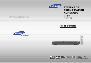 HT-P70 | Samsung HT-TP75 Manuel utilisateur | Fixfr