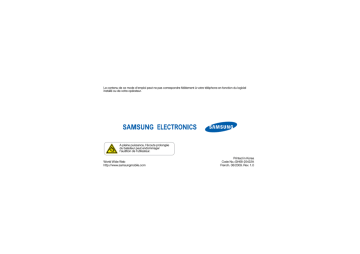 Samsung GT-S7350/I Manuel utilisateur | Fixfr