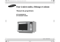 Samsung MT1044WB Manuel utilisateur