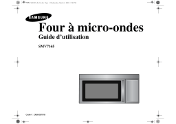 Samsung SMV7165STD Manuel utilisateur