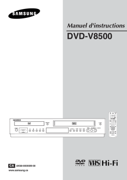 Samsung DVD-V8500 Manuel utilisateur