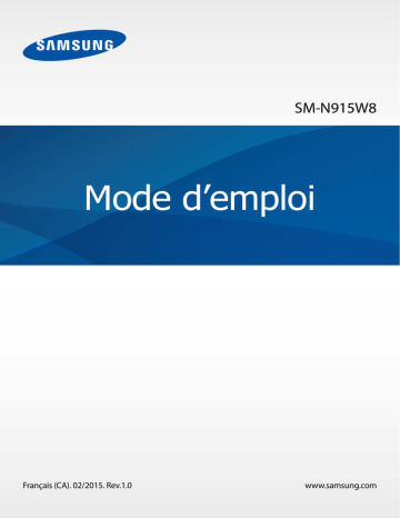 Samsung SM-N915W8 Manuel utilisateur | Fixfr