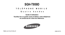 Samsung SGH-T959D Manuel utilisateur