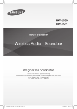 Samsung HW-J551 Manuel utilisateur