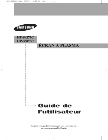 Samsung HP-S5073C Manuel utilisateur | Fixfr