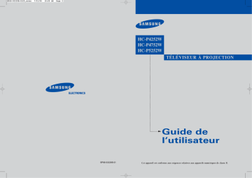 Samsung HC-P4252W Manuel utilisateur | Fixfr