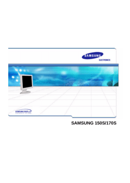 Samsung 150S Manuel utilisateur