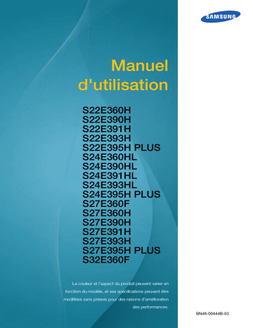 Samsung S32E360F Manuel utilisateur | Fixfr