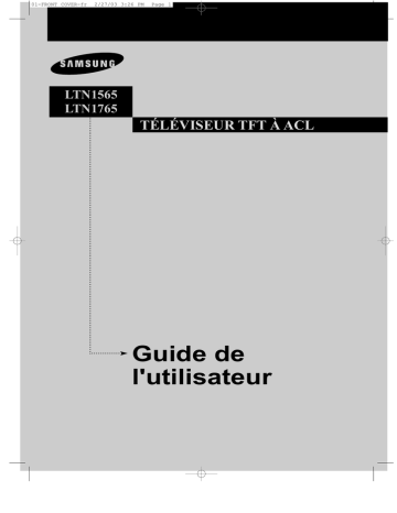 LTN1565 | Samsung LTN1765 Manuel utilisateur | Fixfr