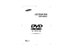 Samsung DVD-HD931 Manuel utilisateur