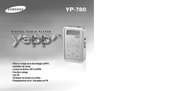 Samsung YP-780V Manuel utilisateur | Fixfr