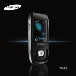 Samsung YP-T9JBQP Manuel utilisateur