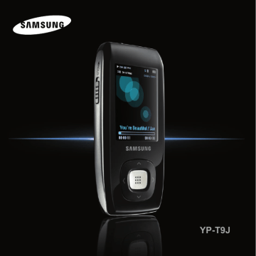 Samsung YP-T9JBQP Manuel utilisateur | Fixfr