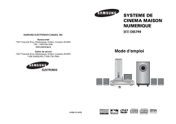 Samsung HT-DB390 Manuel utilisateur