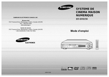 Samsung HT-DM150 Manuel utilisateur | Fixfr