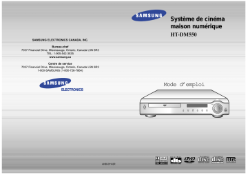 Samsung HT-DM550 Manuel utilisateur | Fixfr