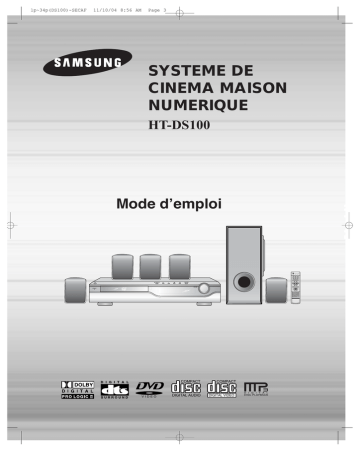 Samsung HT-DS100 Manuel utilisateur | Fixfr