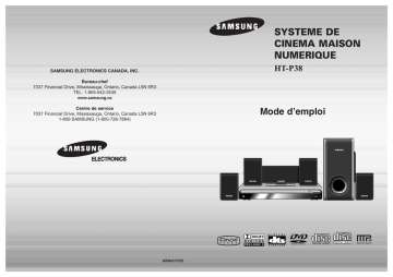 Samsung HT-P38 Manuel utilisateur | Fixfr