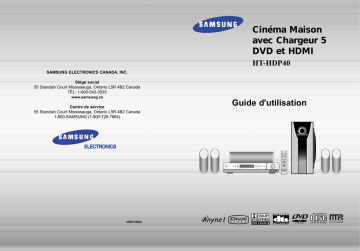 Samsung HT-HDP40 Manuel utilisateur | Fixfr