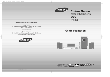 Samsung HT-Q40 Manuel utilisateur | Fixfr