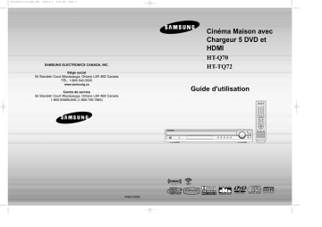Samsung HT-Q70 Manuel utilisateur | Fixfr