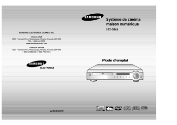 Samsung HT-SK6 Manuel utilisateur | Fixfr