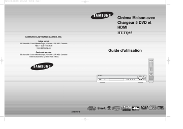 Samsung HT-TQ85 Manuel utilisateur | Fixfr