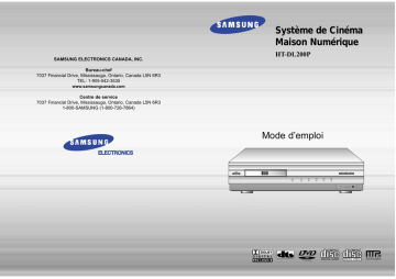 Samsung HTDL200PTH/XAC Manuel utilisateur | Fixfr