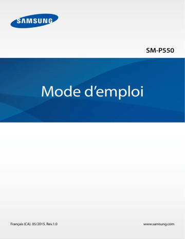 Samsung SM-P550 Manuel utilisateur | Fixfr