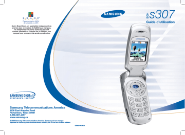 Samsung SGH-S307 Manuel utilisateur | Fixfr
