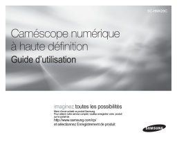 Samsung SC-HMX20C Manuel utilisateur