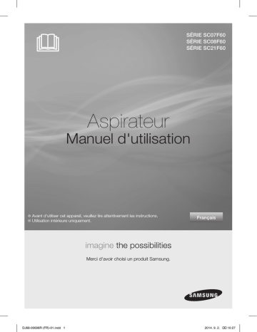 SC07F60WU | Samsung SC08F60WU Manuel utilisateur | Fixfr