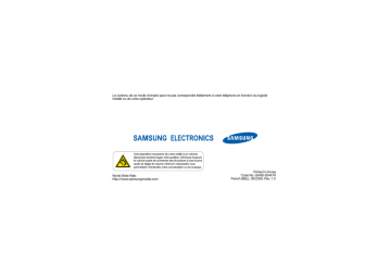 Samsung GT-B3210 Manuel utilisateur | Fixfr