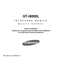 Samsung GT-I8000L/M16 Manuel utilisateur