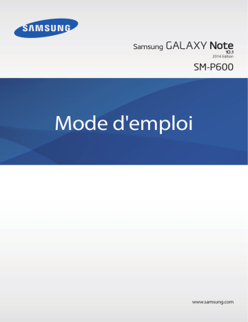 Samsung SM-P600 Manuel utilisateur | Fixfr