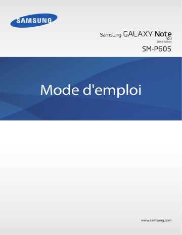 Samsung SM-P605 Manuel utilisateur | Fixfr