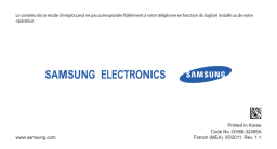 Samsung GT-S3353 Manuel utilisateur