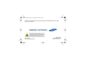 Samsung GT-S5150 Manuel utilisateur | Fixfr