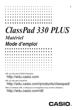 Casio ClassPad 330 PLUS Manuel utilisateur