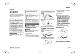 Casio YA-F10, YA-F20 Mode d'emploi