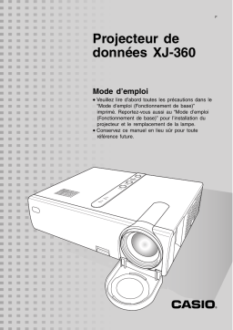 Casio XJ-360 Mode d'emploi