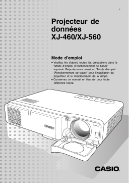 Casio XJ-460, XJ-560 Mode d'emploi